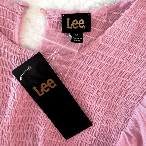 Lee Pink, Super Soft, Lightweight, Smocked Top, Tiered Skirt, Maxi Dress- size M - Picture 8 of 13